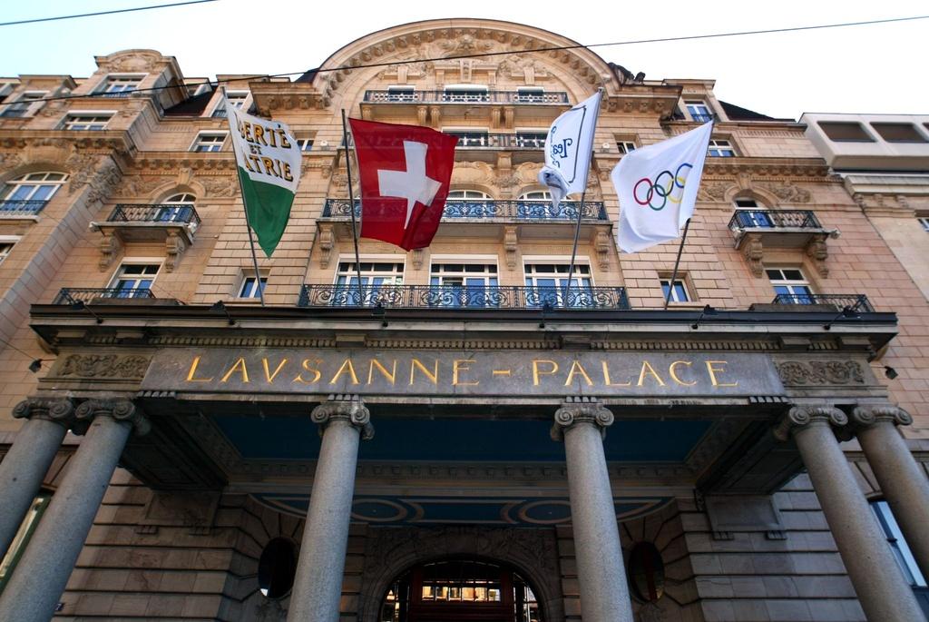 Le Lausanne Palace, meilleur hôtel de Suisse. [Fabrice Coffrini]