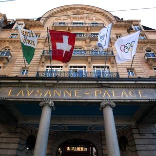Le Lausanne Palace, meilleur hôtel de Suisse. [Fabrice Coffrini]