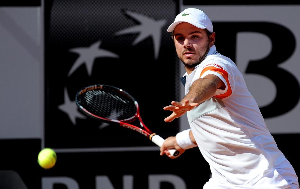 Wawrinka poursuivra-t-il sa bonne série en Grand Chelem, lui qui reste sur deux quarts de finale à New York et Melbourne? [KEYSTONE - Claudio Onorati]