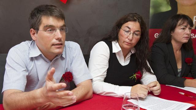Roger Nordmann, Cesla Amarelle et Géraldine Savary (de gauche à droite): trois des six candidats PS vaudois élus au National