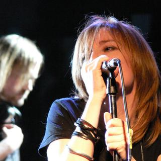 Beth Gibbons, chanteuse et guitariste de Portishead. [SP]