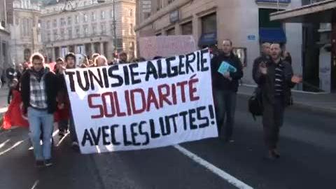Les Tunisiens de Suisse manifestent