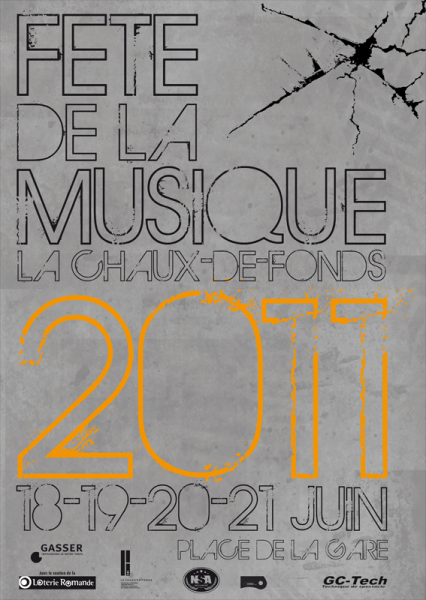 Affiche de la Fête de la musique 2011