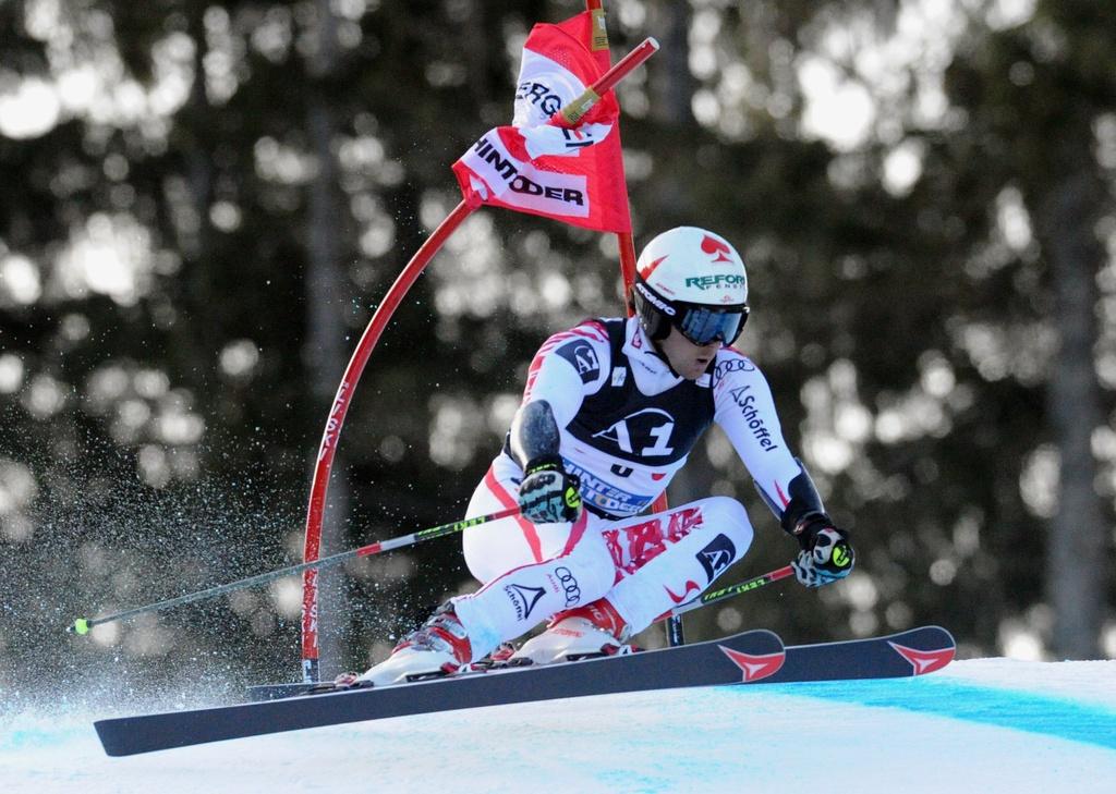 Philipp Schoerghofer a été en démonstration lors du second tracé. [KEYSTONE - Marco Tacca]