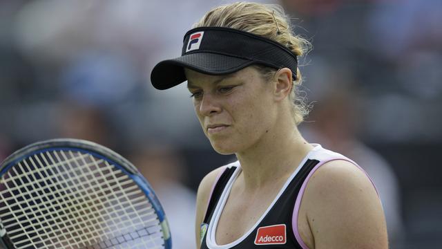 Kim Clijsters vit une années 2011 noire, marquée par de nombreuses blessures. [Keystone - Peter Dejong]