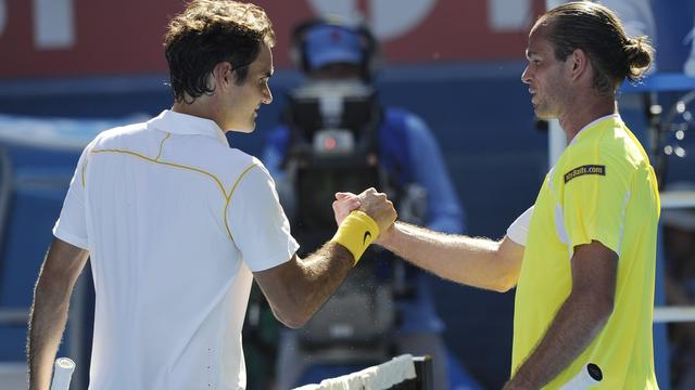 Roger Federer a pu "s'économiser" face à Xavier Malisse. [Andrew Brownbill]