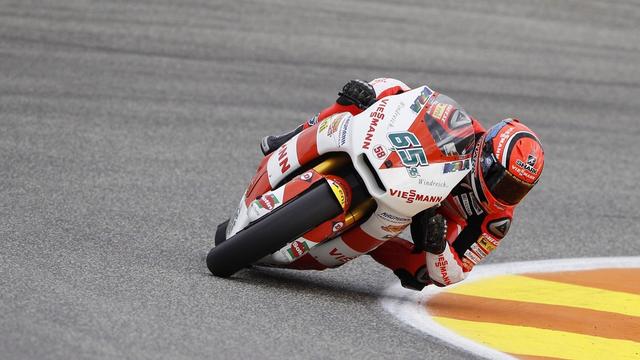 Thomas Bradl a profité du forfait de Marc Marquez pour remporter son 1er titre de champion du monde. [KEYSTONE - MANUEL BRUQUE]