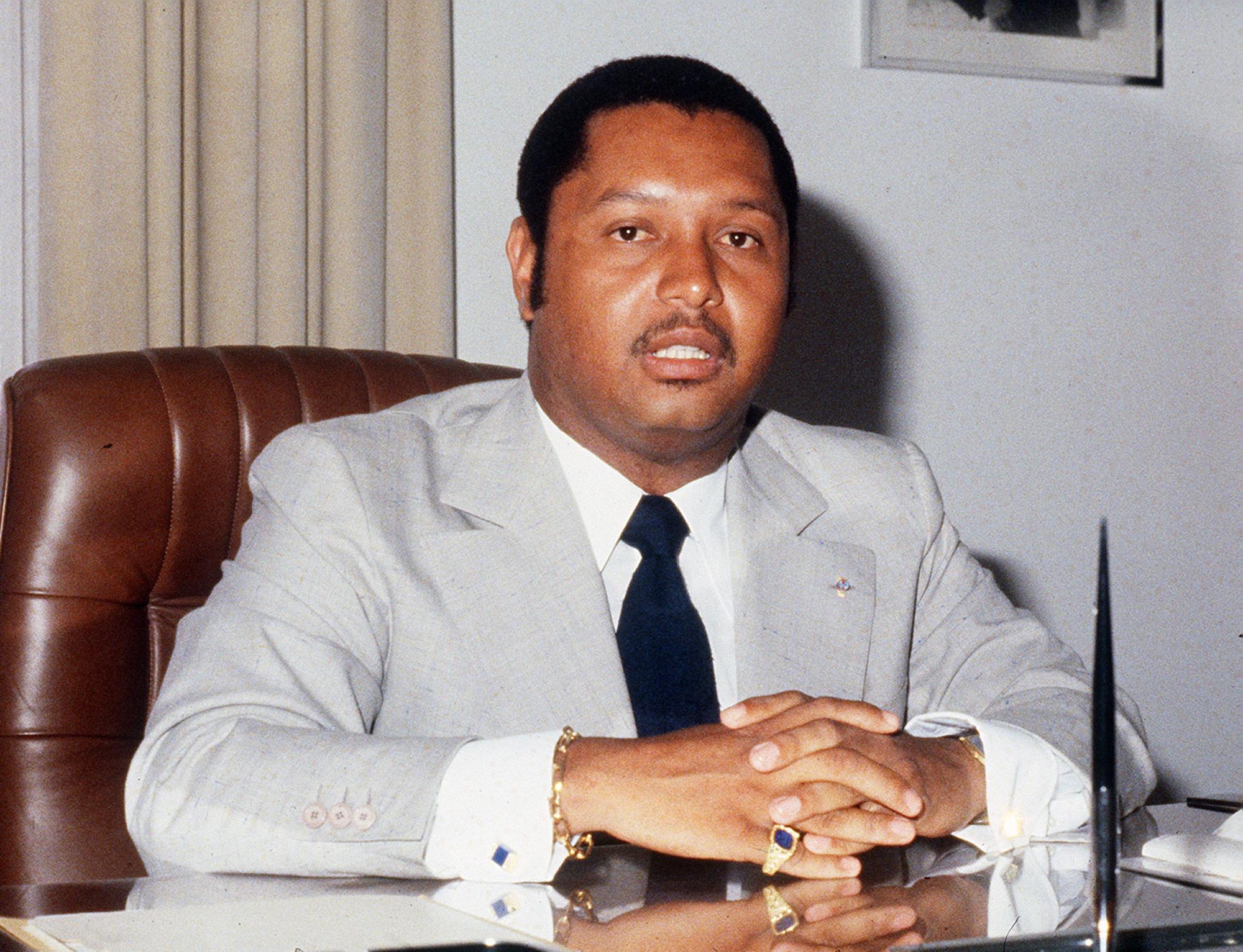 Jean-Claude Duvalier en 1982. [AFP - GIOVANNI CORUZZI]