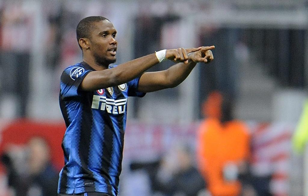 Eto'o a été l'homme du match pour l'Inter. [KEYSTONE - Kerstin Joensson]