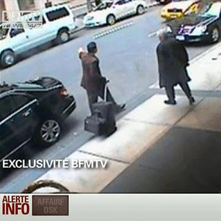 Un extrait vidéo de l'hôtel, à New-York, où a résidé DSK en mai 2011. [AFP/ BFM TV]