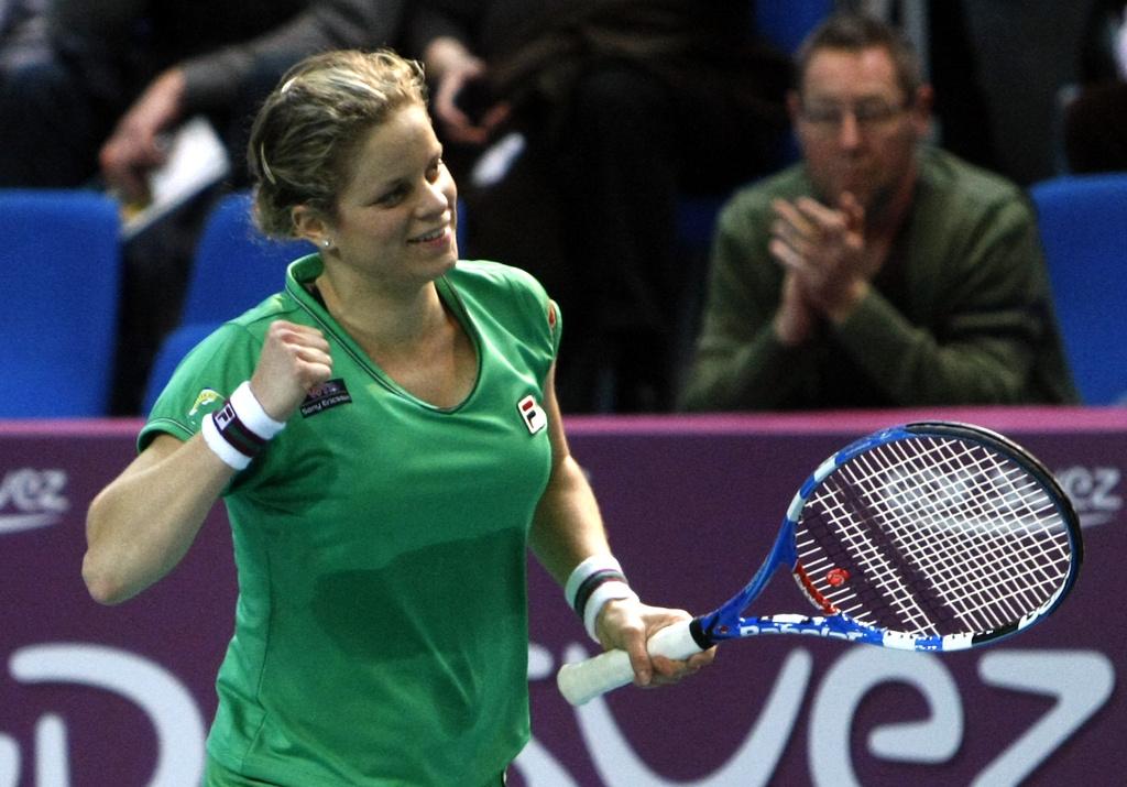 Clijsters n'a fait qu'une bouchée de Jelena Dokic à Paris. [KEYSTONE - Jacques Brinon]