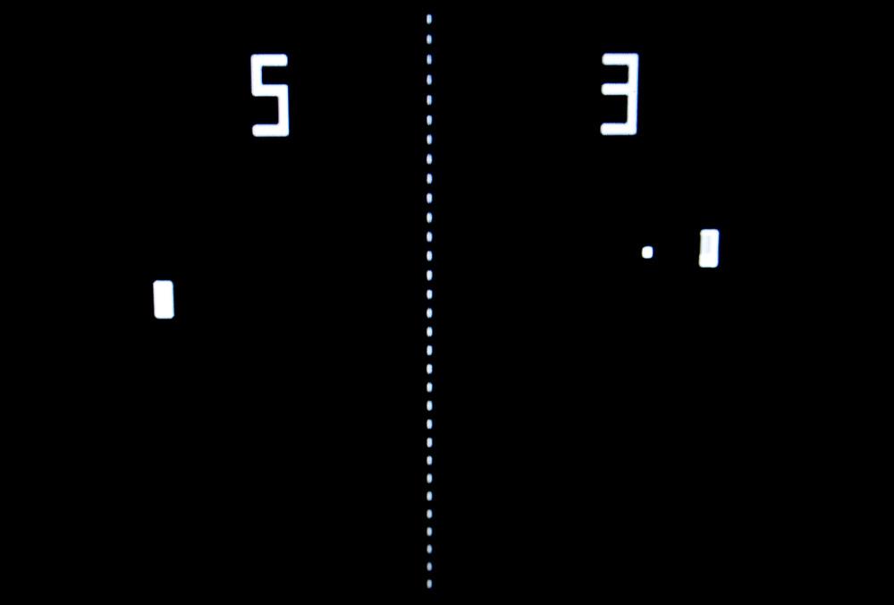 Le jeu Pong est le premier succès commercial de l'histoire des jeux vidéo à la fin des années 70. [Flickr]