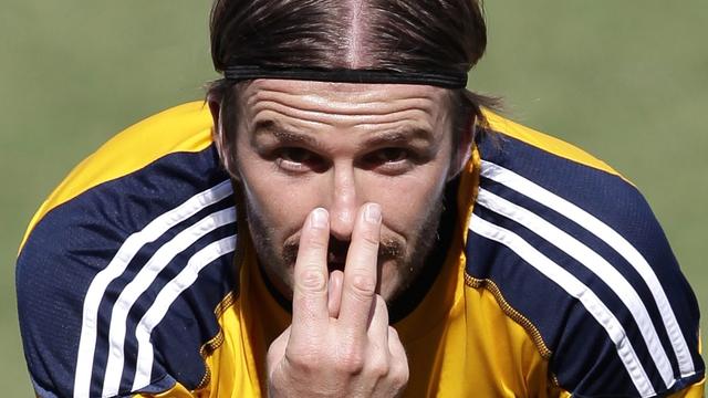 David Beckham serait à deux doigts de signer au Paris St-Germain. [Keystone - DENNIS M. SABANGAN]