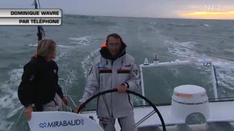 Voile/ Barcelona World Race: l'équipage Dominique Wavre et Michèle Paret ont en effet été stoppés net une heure en mer par les douanes du Maroc