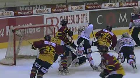 Hockey / play-off LNA (1/4 finale, acte 4): Genève-Servette - Zoug (3-2 ap)