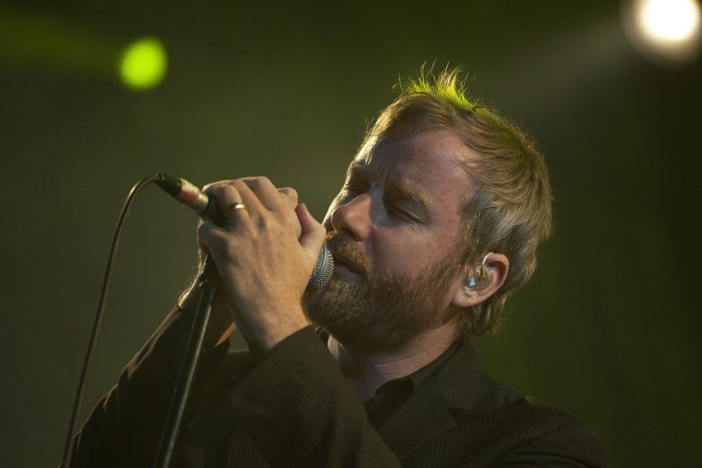 Le concert mardi du groupe de rock américain The National a marqué les esprits. [KEYSTONE - Dominic Favre]