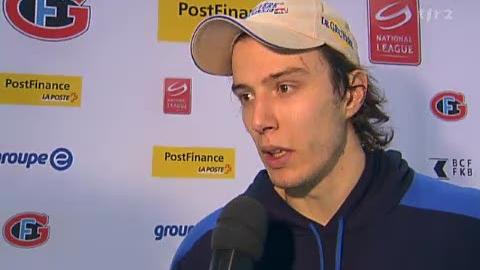 Hockey / LNA (50e j): itw Julien Sprunger (attaquant Fribourg)