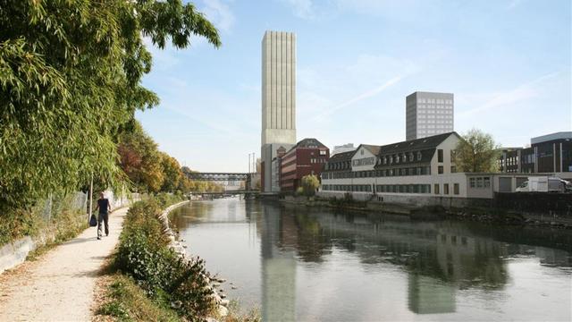 Swissmill veut construire un moulin de 120m de haut dans un quartier branché de Zurich.
