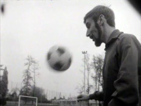 Le footballeur valaisan Pierrot Georgy en 1968. [RTS]