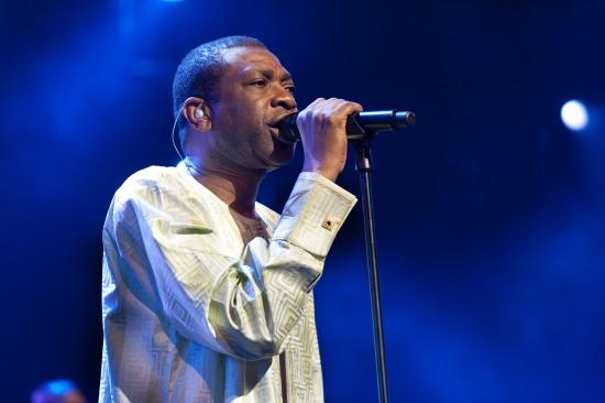 Youssou N'Dour le vendredi 8 juillet 2011 à l'Auditorium Stravinski de Montreux. [montreuxjazz.com - Lionel Flusin]