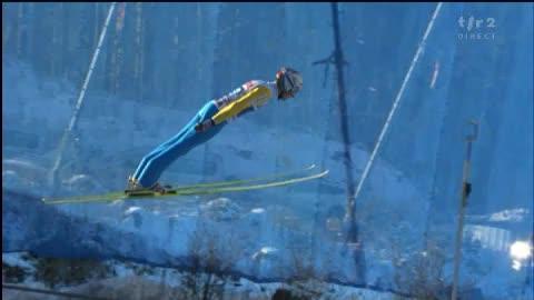 Saut à ski / Tournée des 4 tremplins (Innsbruck): le saut de qualification de Simon Ammann