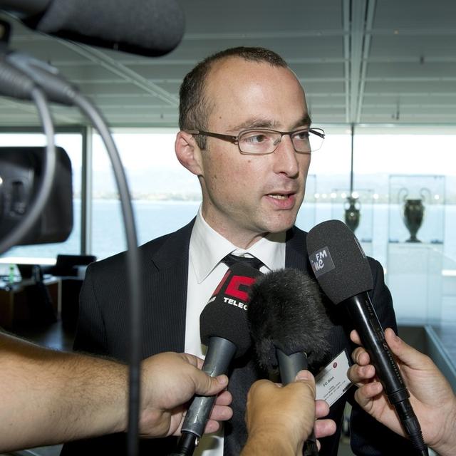 Alexandre Zen-Ruffinen est un avocat du droit du sport. [Keystone/EPA - Dominic Favre]