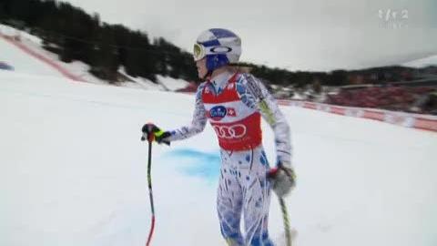 Ski Alpin / Descente Dames Lenzerheide : l'Américaine Lindsey Vonn ne parvient pas à battre Lara Gut, mais reprend la tête du classement général de la Coupe du Monde