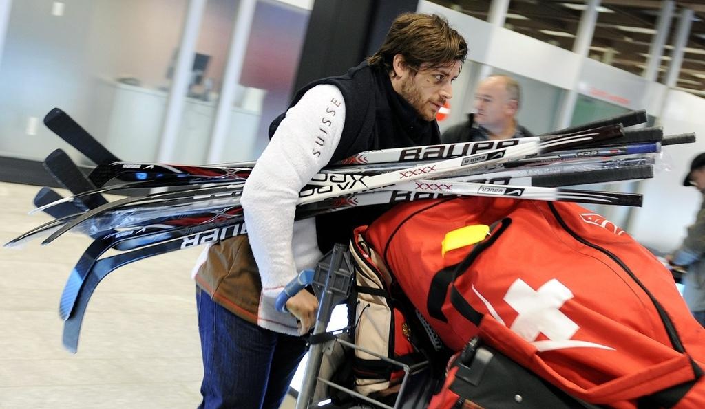 Blindenbacher est de retour "avec armes et bagages" en Suisse. [Walter Bieri]