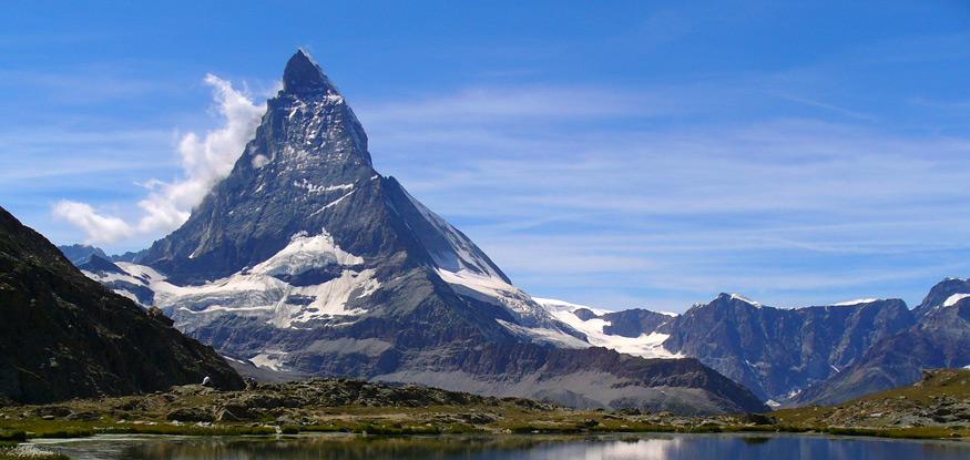 Le Cervin vu depuis le Riffelsee