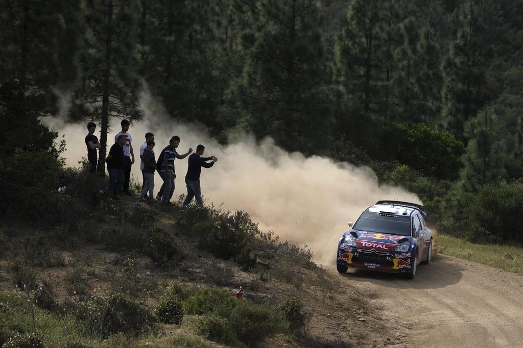 Après ses deux victoires, Sébastien Ogier a fini au pied du podium. [KEYSTONE - STR]