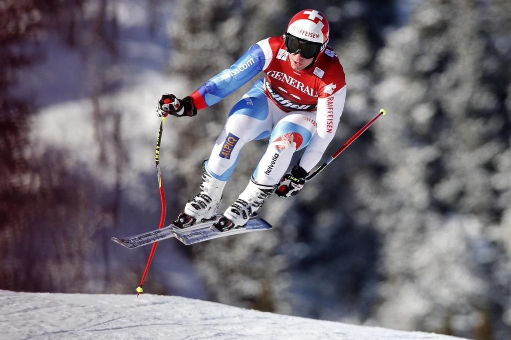 Beat Feuz a confirmé tout le bien que les observateurs pensent de lui. [KEYSTONE - Cornelius Poppe]