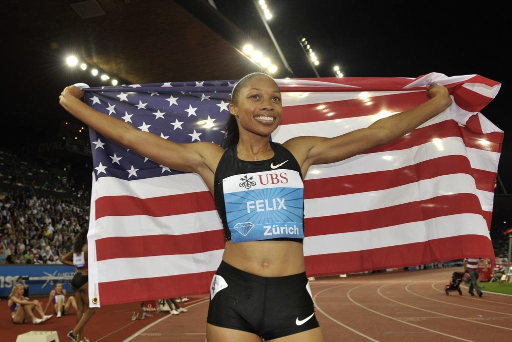 Allyson Felix portera haut les couleurs américaines à Daegu. [Keystone - Dominic Favre]