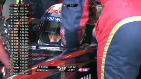 Automobilisme / F1 (GP de Grande-Bretagne): la Q1. Sébastien Buemi ne passe pas (19e)