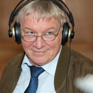 Pierre Berset, correspondant de la RSR à Fribourg. [Dominique Bersier]