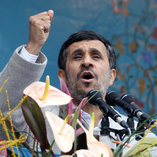 Le président Ahmadinejad a fustigé les organisateurs des premières manifestations anti-gouvernementales depuis un an. [Atta Kenare]