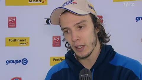 Hockey / play-off LNA (1/4 finale, acte 4): itw Julien Sprunger (Fribourg)