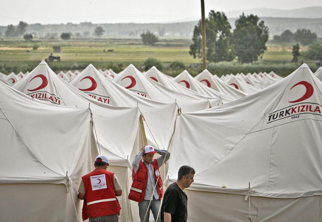 Plus de 4000 réfugiés syriens ont franchi la frontière turque depuis le début des combats. [Vadim Ghirda]