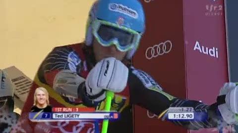 Ski alpin / 2e manche du Géant de Kranjska Gora (SLO): Le grandissime favori Ted Ligety (USA) termine à la 3e place