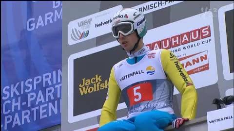 Saut à ski / Tournée des 4 tremplins: Simon Ammann remporte le concours de Garmisch (AUT)