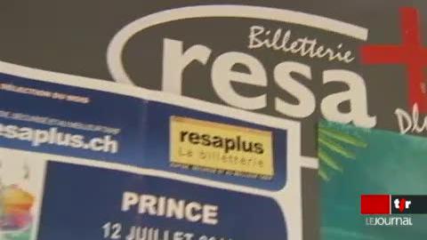 Billetterie de spectacle: l'annulation du concert de Prince conduit l'entreprise genevoise Resaplus à cesser ses activités