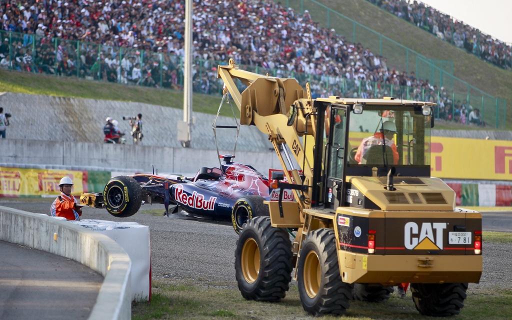 Toro Rosso n'y est pas allée de main-morte pour se séparer de Buemi. [KEYSTONE - Diego Azubel]