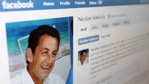 Mur de Nicolas Sarkozy sur le site Facebook, le 22 mai 2009.