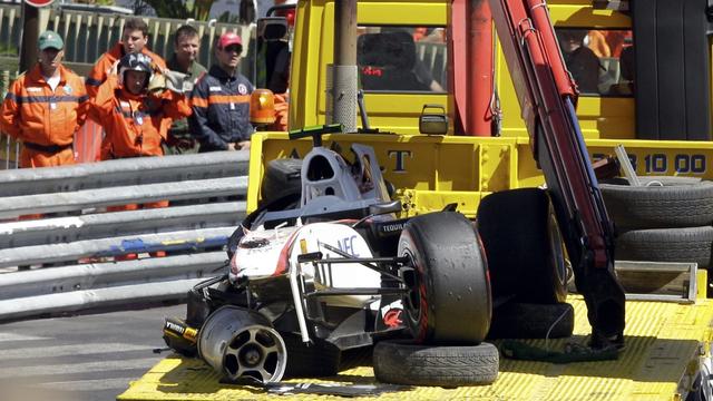 La monoplace de Perez totalement à l'exception du cockpit. [KEYSTONE - Luca Bruno]