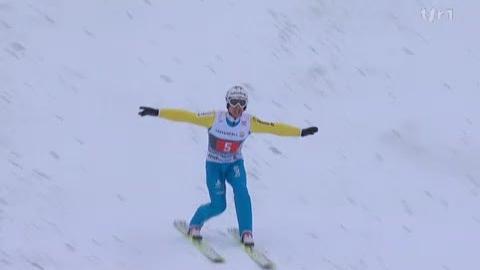 Saut à ski / Vol à skis à Harrachov: Simon Ammann a dû se contenter de la deuxième place. Il laisse filer la victoire au profit de l'Autrichien, Thomas Morgenstern