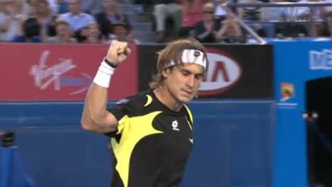 Tennis / Open d'Australie (2e demi-finale): Mais Ferrer est breaké avant de refaireà son tour le break sur un échange magnifique
