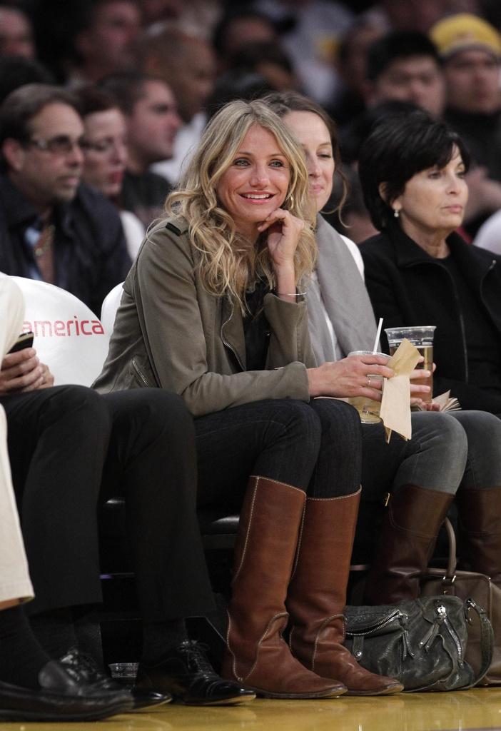 Cameron Diaz, présente dans le public, a-t-elle déconcentré les "Cavs"? [KEYSTONE - Jae C.Hong]