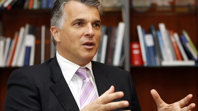 Sergio Ermotti était directeur général par intérim d'UBS depuis septembre 2011. [Stefano Rellandini]