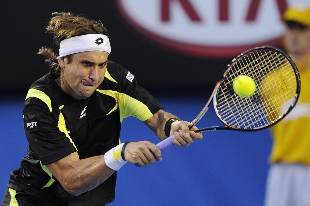 David Ferrer peut désormais entrevoir une participation à la finale, à Melbourne. [Keystone - Andrew Brownbill]