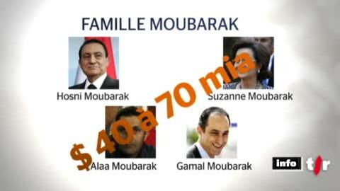 Egypte: la fortune de la famille Moubarak pourrait s'élever à quarante milliards de dollars