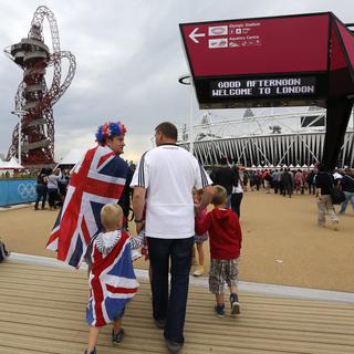 Ambiance au parc olympique de Londres [Barbara Walton]